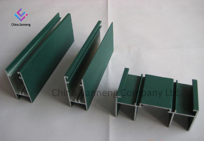 Custom 6063 T5 Extrusion อลูมิเนียมประตูหน้าต่างกรอบสำหรับประตูเลื่อนตู้