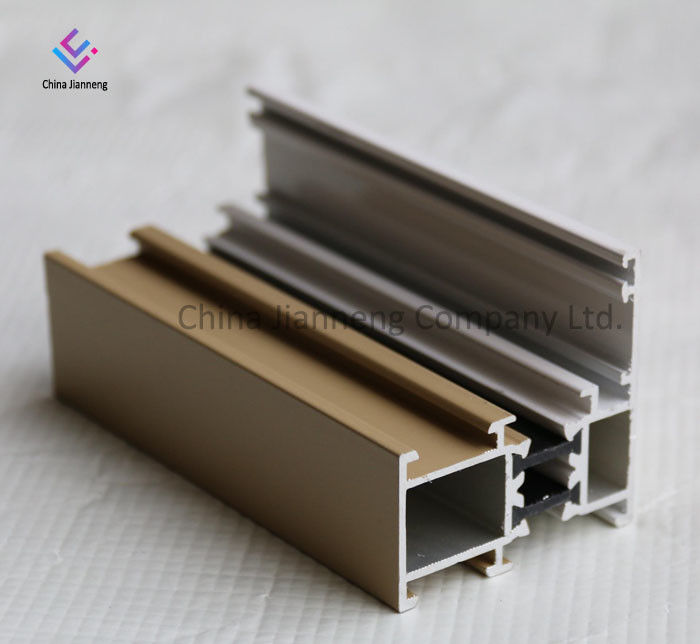 Custom 6063 T5 Extrusion อลูมิเนียมประตูหน้าต่างกรอบสำหรับประตูเลื่อนตู้