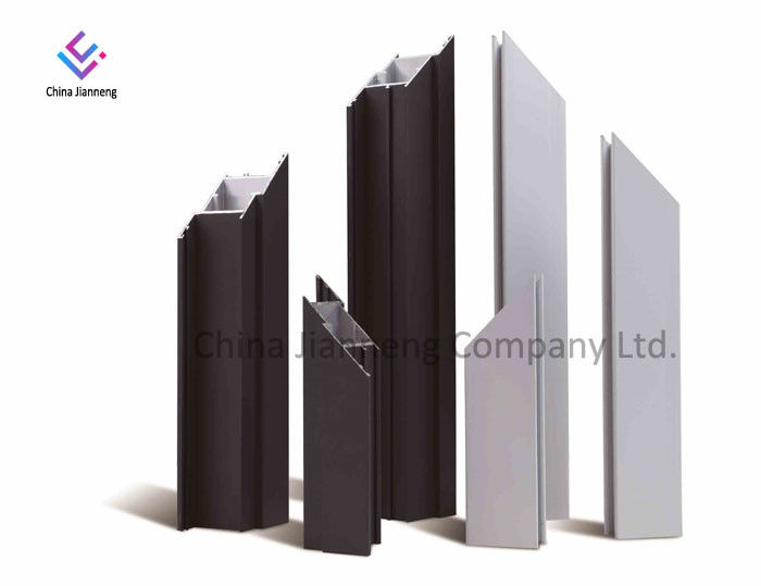 Custom 6063 T5 Extrusion อลูมิเนียมประตูหน้าต่างกรอบสำหรับประตูเลื่อนตู้