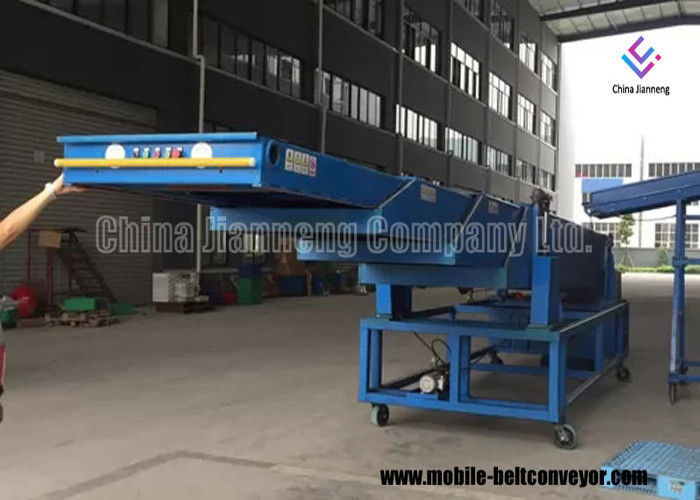 สายพานลำเลียงแบบ Telescopic Belt แบบยืดหดได้หลายระดับ 220V - 440V สำหรับการทำเหมืองแร่