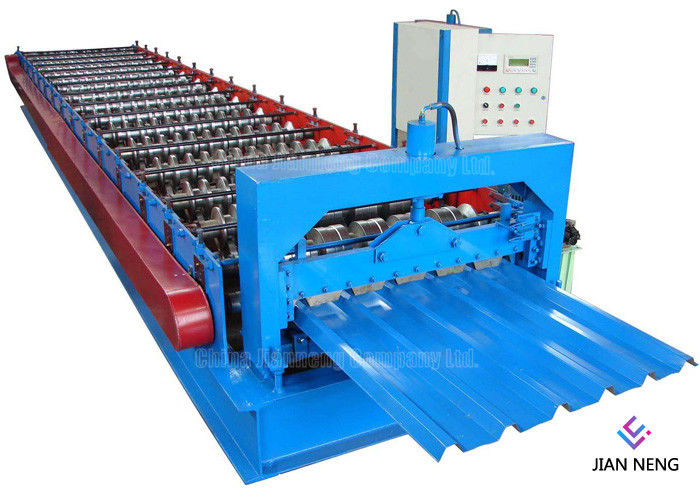 380V อัตโนมัติเต็มรูปแบบยืนจักรเย็บผ้าหลังคาโลหะความเร็ว 0-15 M / Min