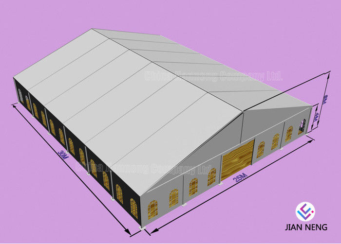 25x30 เมตร 800 คนเต็นท์เหตุการณ์กลางแจ้งสำหรับที่สามารถเคลื่อนย้ายกลางแจ้งฟังก์ชั่นปาร์ตี้
